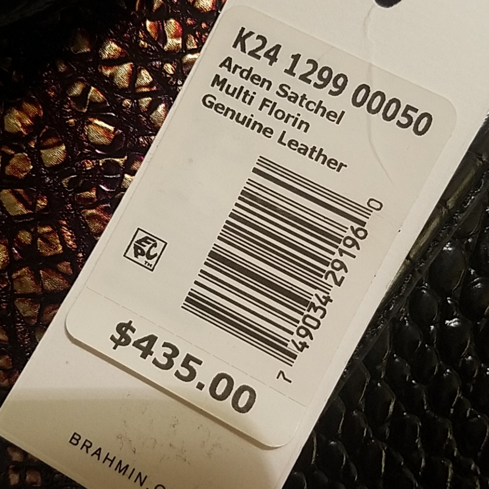 Brahmin Arden satchel multi florin NWT - Picture 6 of 6